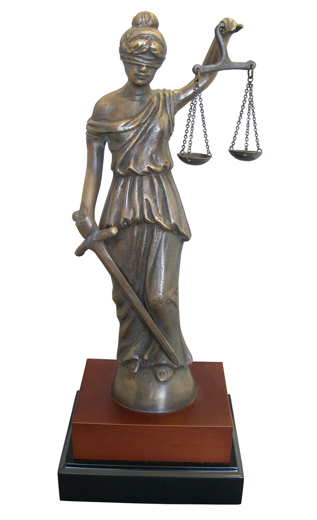Lady of Justice  Bronze Statue- Item #1180