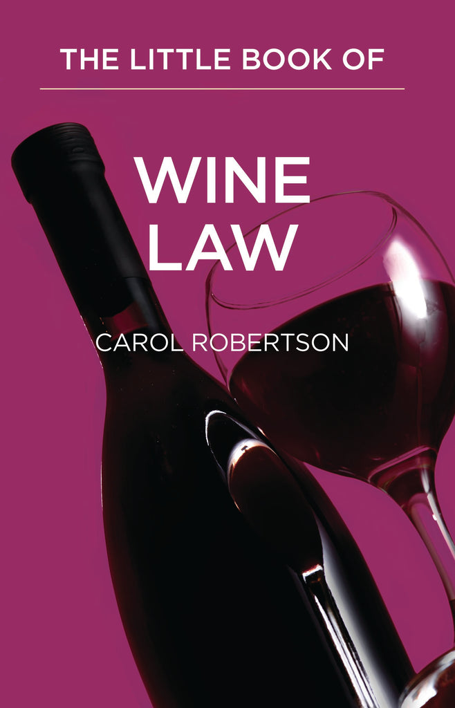 Books of Law- Little book of Wine Law Item#  2656