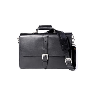 Cesena Classic Vachetta Leather Briefcase-Item #H0099/H0099B