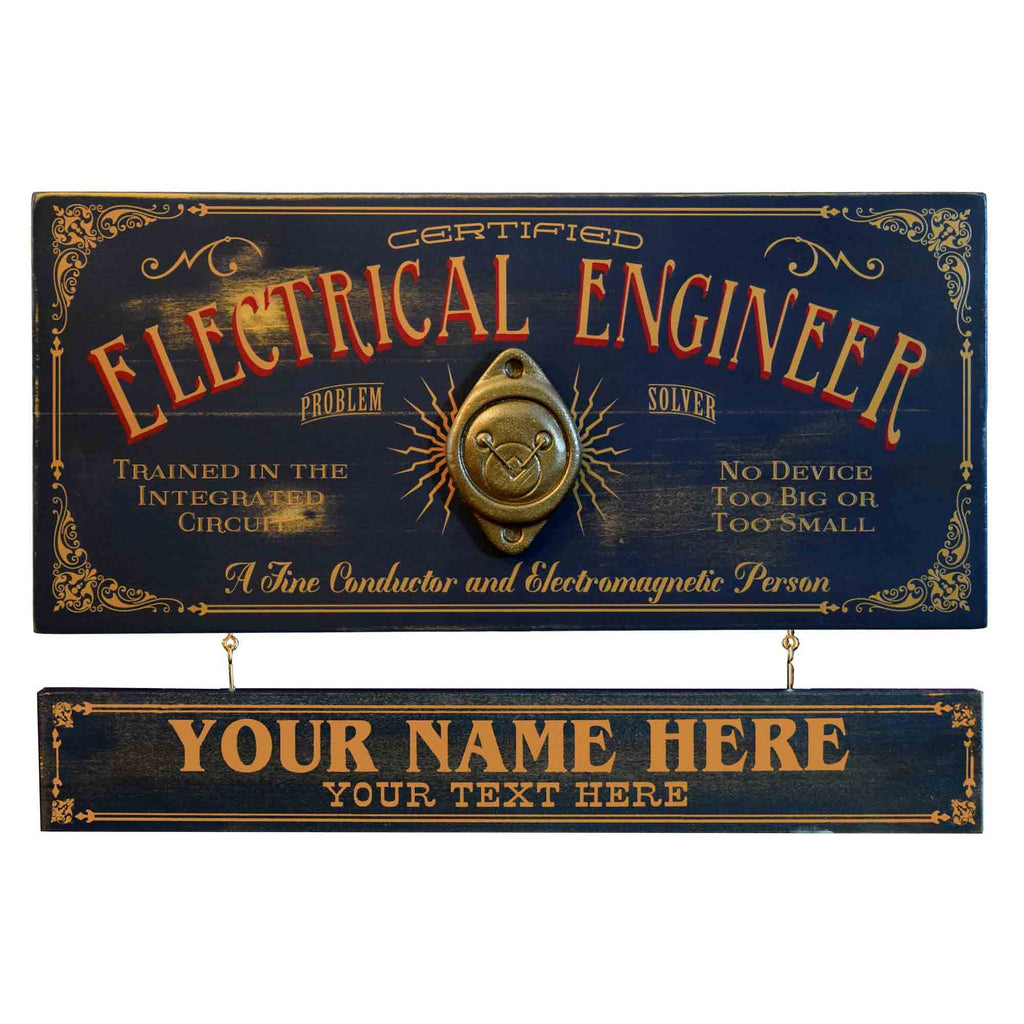 Eletrical Engineer-  Wooden Plank Sign - Item #H0065