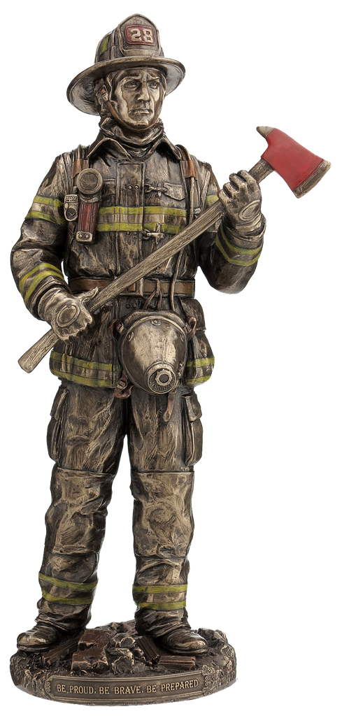 FIREFIGHTER WITH AXE, ITEM #H0082