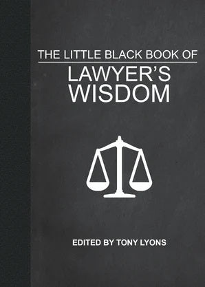 Book- The Little Black Book of Lawyer's Wisdom- Item#H0138