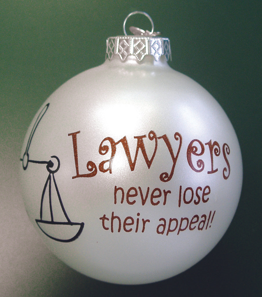 Lawyers Ornament- Item#2270
