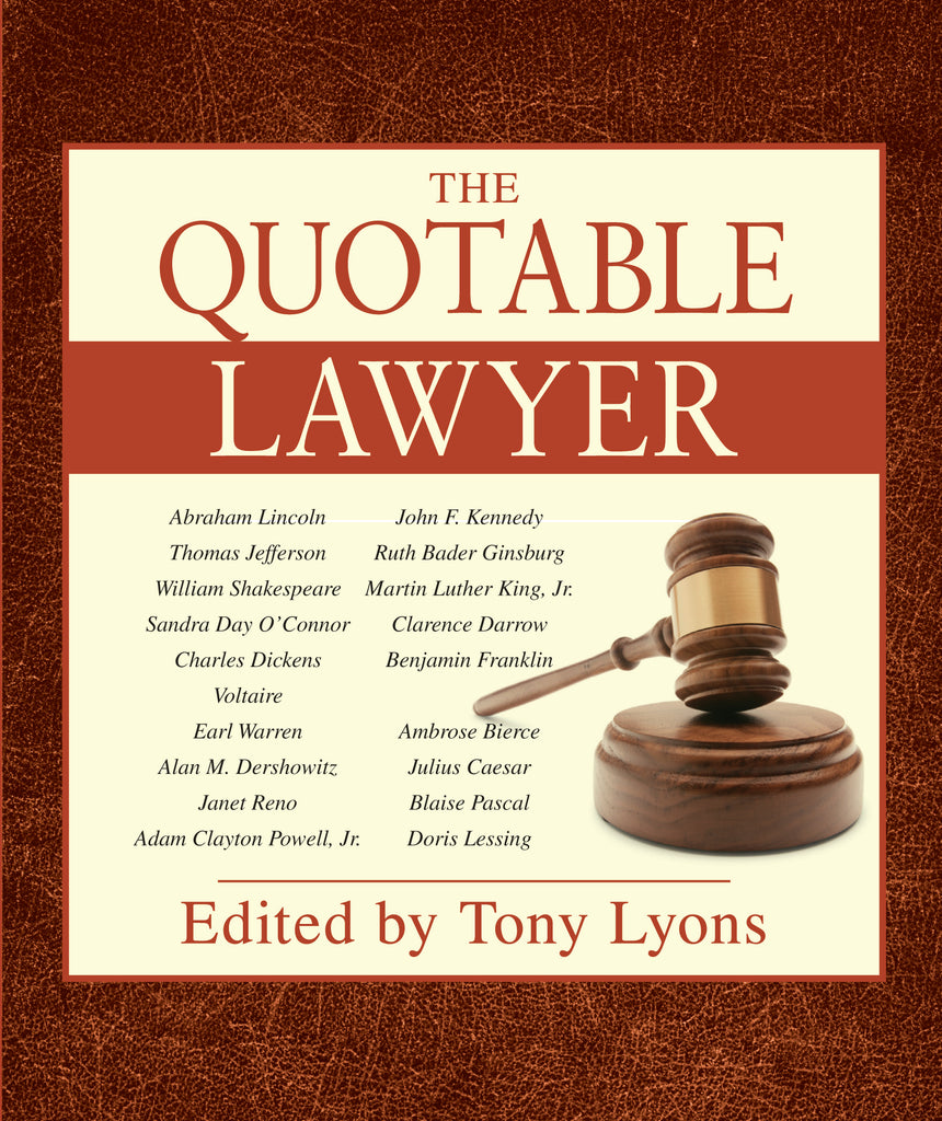 The Quotable Lawyer Book- Item # 2600