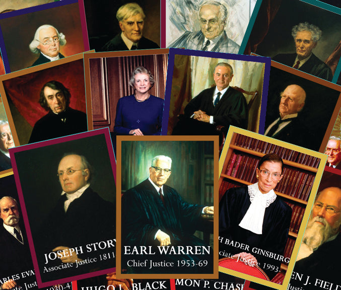 United States Supreme Court Justices Trading Cards. Item# 2621