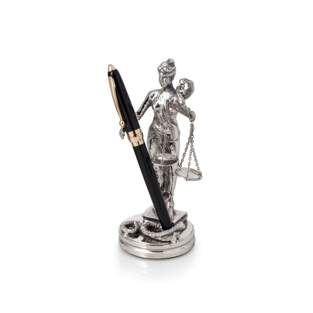 Scales of Justice Pen holder- Item #2698