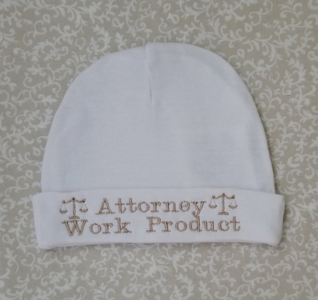 Baby Beanie "Attorney Work Product", Item#  30005
