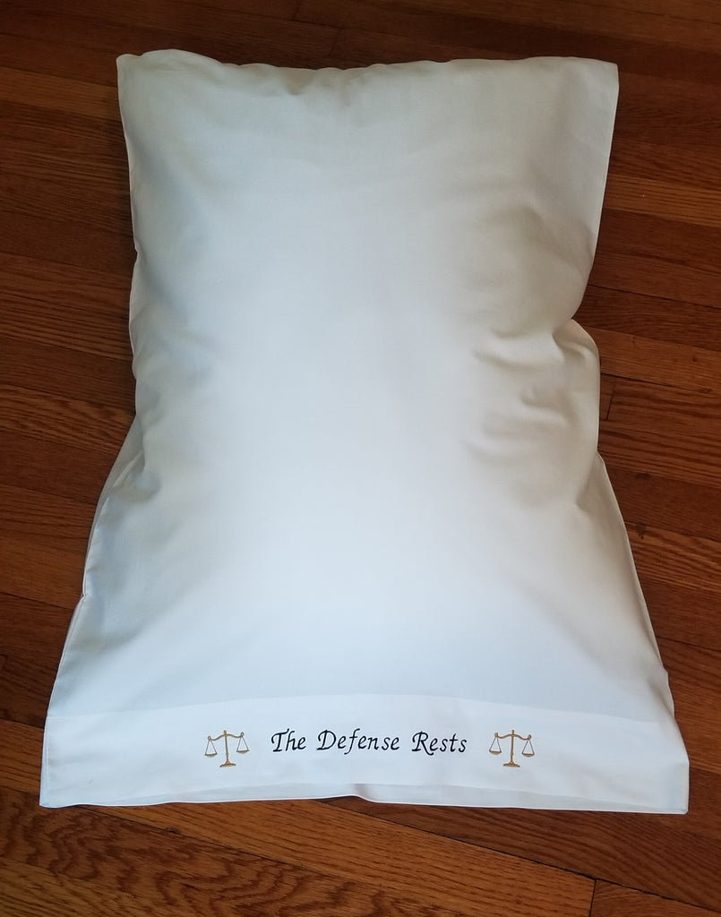 Pillowcase with Scales of Justice - Item #30007
