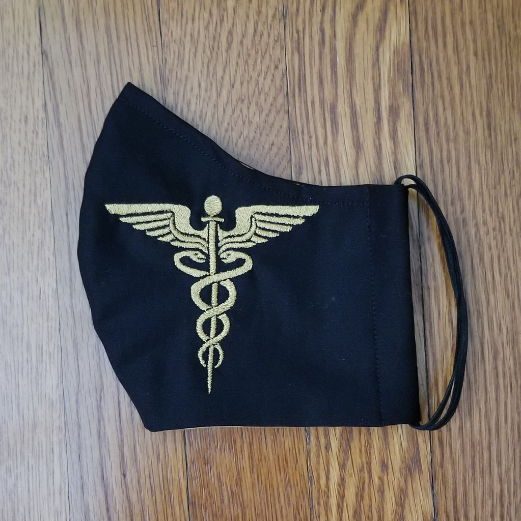Face Coverings with a Caduceus! Item# 30009