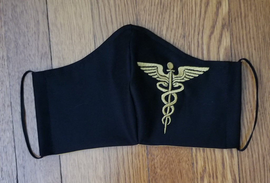 Face Coverings with a Caduceus! Item# 30009