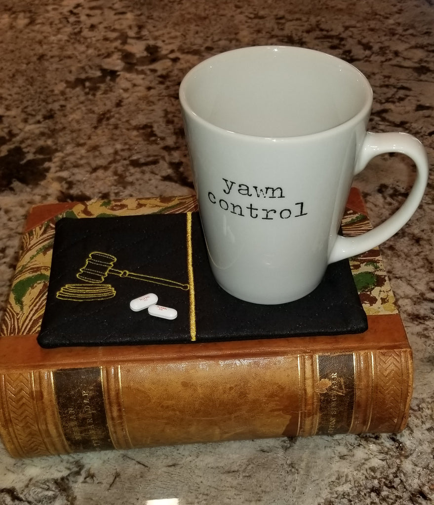 Mug Rugs for Lawyers, Doctors and Judges! - Item #30013
