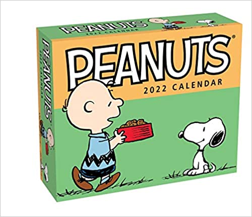 2022 Full size Peanuts day to day Desk Calendar- Item #418522