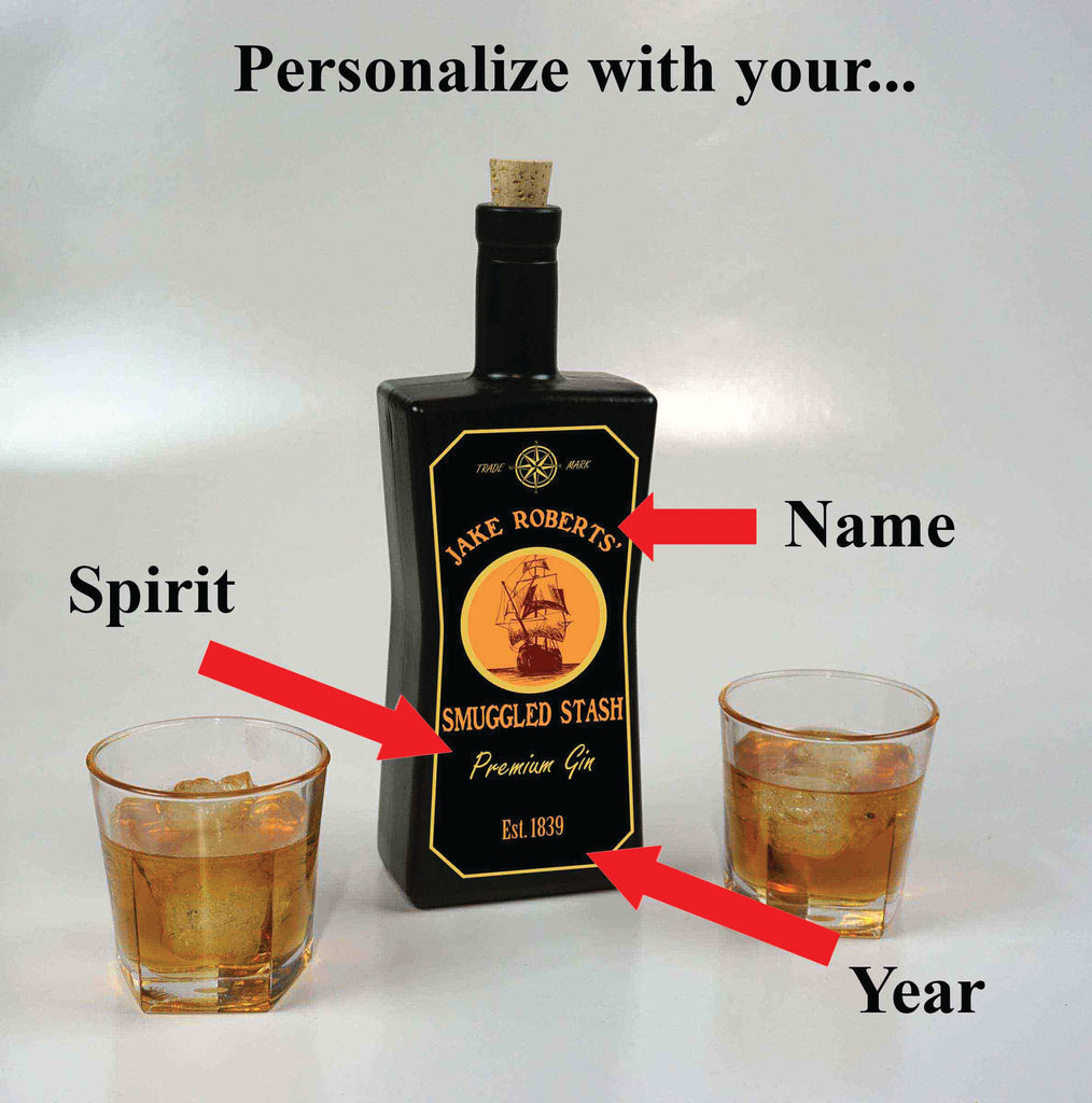 Personalized Whiskey Bottle - Item #8176
