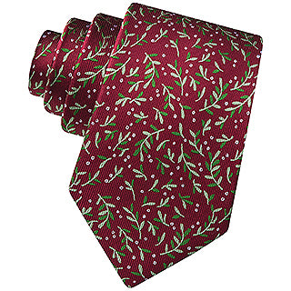 Under the Mistletoe 100% Silk Tie - Item #8622