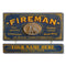 Fireman Wooden Plank Sign - Item #H0043 - No Namplate