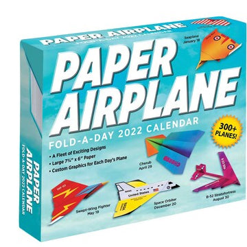 2022 Paper Airplane Desk Calendar- Item #H013522