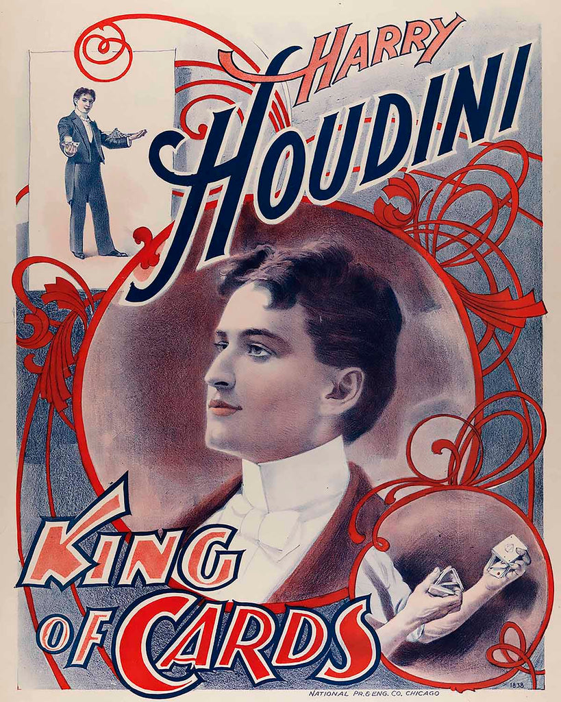 Houdini King of Cards  Wooden Sign - Item #M1001