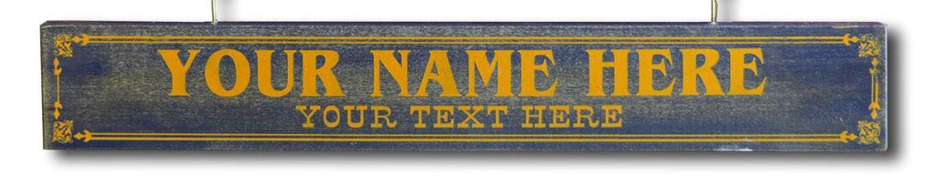 Additional NAMEPLATE  for the Wooden Plank Signs - Item #H0053