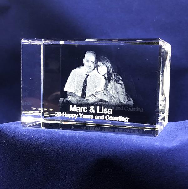 3D Crystals of your Loved Ones - Couple - Item #3716