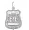 Sterling Silver Police Badge Charm Item #H0012 - No Engraving