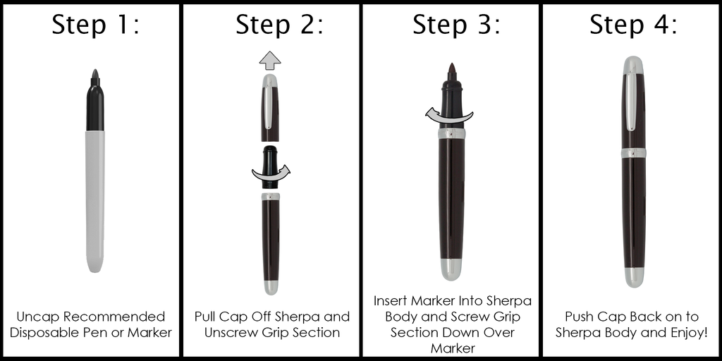 SHERPA WEDDING SET- SPECIAL EDITION SHARPIE MARKER COVER- #H0078