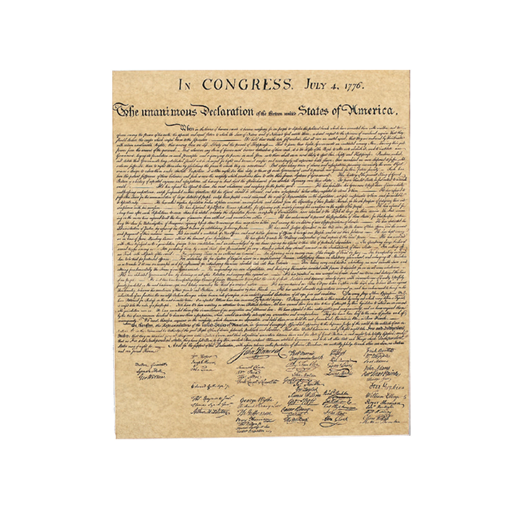 Historical Documents - The Declaration of Independence Item #1476U